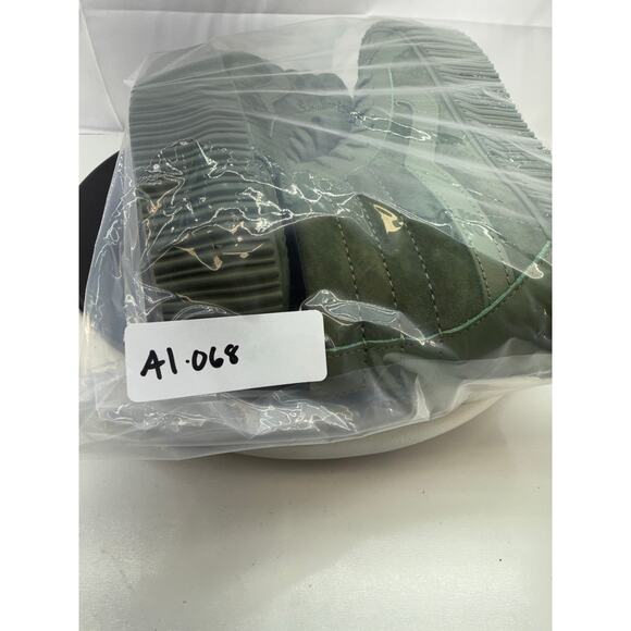 VANS Premier SK8-HI 38 Reissue Platform Army Green Suede Skate Shoes Womens 9.5 - Picture 12 of 12